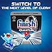Finish All In 1 Gelpacs, Orange 32 Tabs, Dishwasher Detergent Tablets (Pack of 2)