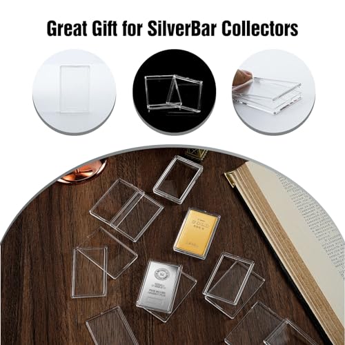 Caja organizadora acrílica para barras de plata 24 pcs miniatura 4
