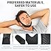 OHALEEP Chin Strap for Sleeping Comfortable Stop Snoring Solution, Snore Stopper Adjustable, Anti Snoring Devices Breathable and Reusable, Anti Snore Chin Strap for CPAP Users, Black, M