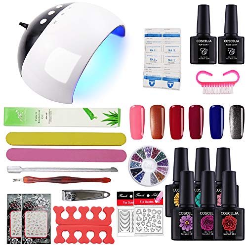Coscelia Esmaltes Uñas Gel Set manicura Esmaltes