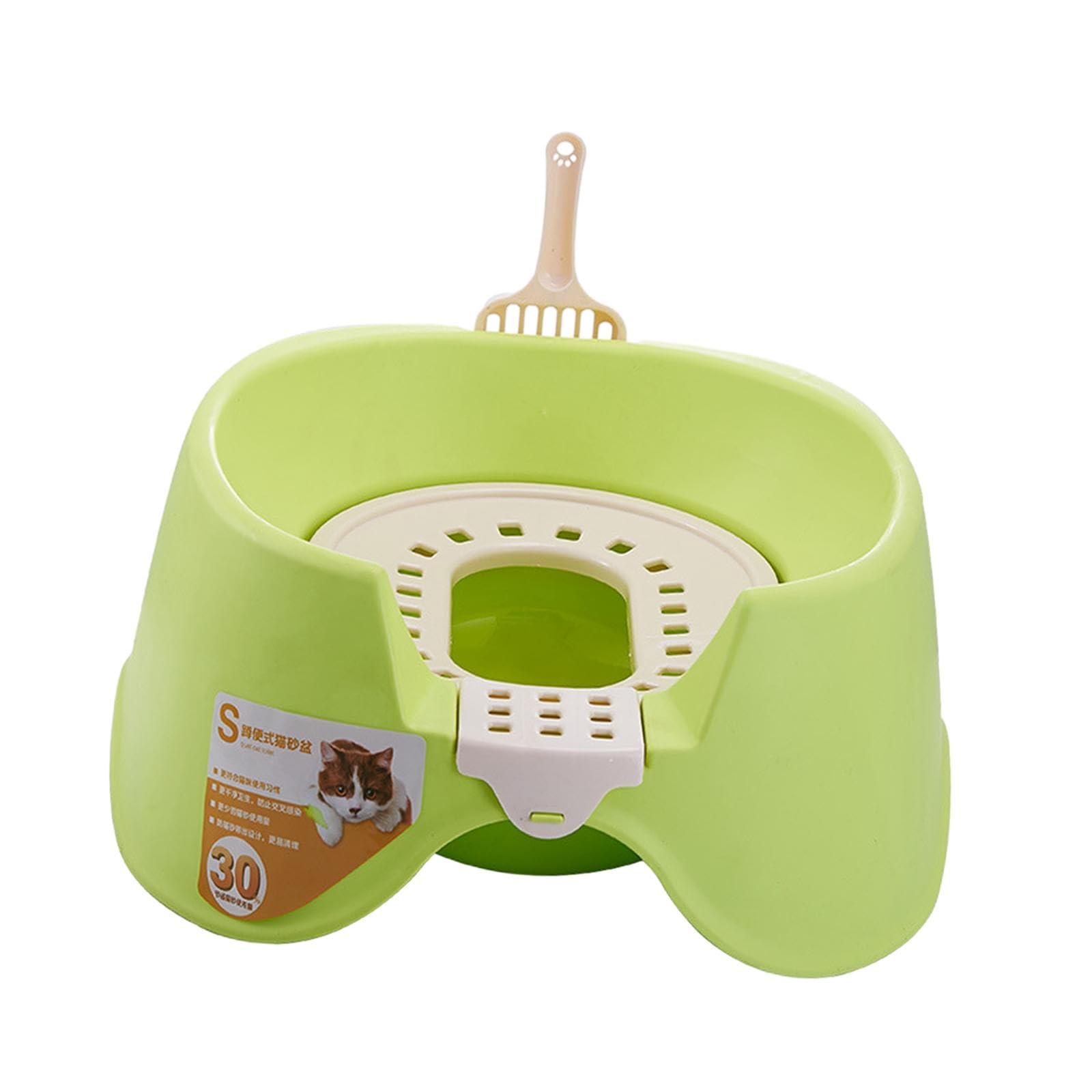 Lettaia, Vassoio for lettiera for Animali con Coperchio Aperto