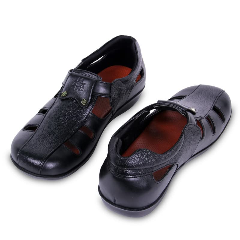 Image of M.V.DIABETES HEALTHCAR-Designer Diabetic Footwear (DDF - 029) - diabetic and orthopedic Men's Footwear | extra soft, Light weight and comfortable