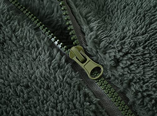 Kids Boys Girls Fleece Hooded Jacket 𝗕ear Ears Long Sleeve Zipper Thick Fluff Coat Winter Windproof Outwear4