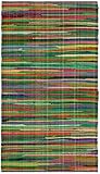 Safavieh Rag Rug Collection RAR240E Green and Multi Area Rug, 3' x 5'