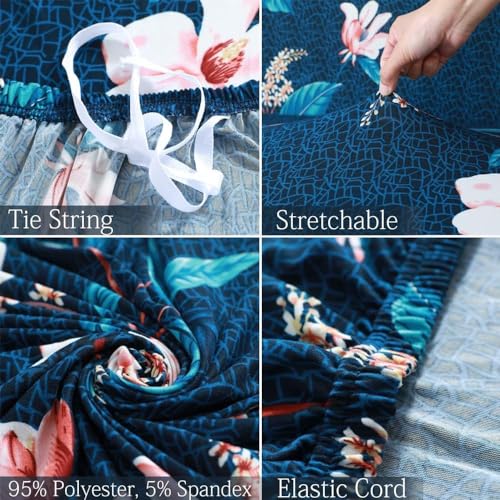 Image of Gurnoor Universal Single Seater Sofa Cover Big Elasticity Cover for Couch 140 GSM Sofa Slipcover (Smart Blue, 90-145cm)