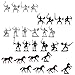 STOBOK 56Pcs Ancien Soldat Figurines Jouet Moyen Âge Infanterie Archer Guerriers Épée Et Bouclier Épéiste Soldats Archaïques Soldats Médiévaux Figurines Modèle Cheval Jouet