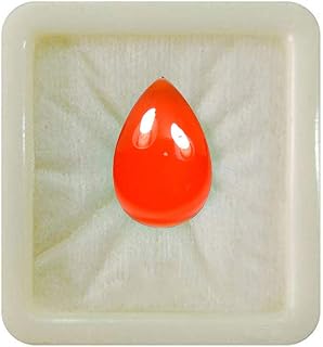 CaratYogi Real Certified Carnelian Gemstone 2.25 Ratti 10.25 Ratti Raat-Ratua Upratna Meash Rashi Ratan Oval, Pear, Rectan... Price In India