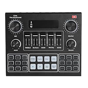 Live Sound Card, Voice Changer Met Meerdere Geluidseffecten, Sound Mixer, V9 Sound Card For Kinderen, Familie, Vrienden
