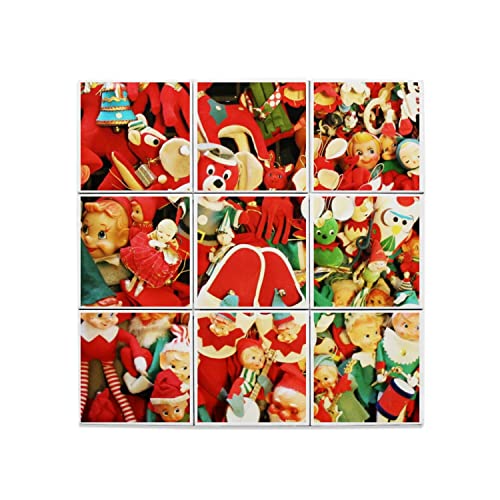 Carreaux Céramique Noël Vintage Grand Format Retro 60x60