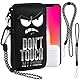 Handytasche für Smartphones, Universelle Neopren Handy Hülle, 7 Handy Tasche Hülle Cover Case Schutzhülle mit Karabiner Umhängeband für iPhone 15 16 Samsung, Geschenk für Männer Frauen, 18,5x10cm