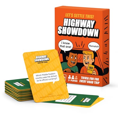 WELL BALANCED Highway Showdown – Fun & Competitive Trivia Car Game for Adults...