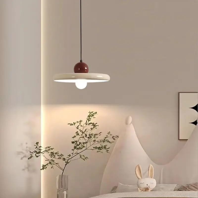 Lustre suspension LED moderne beige pour table à manger