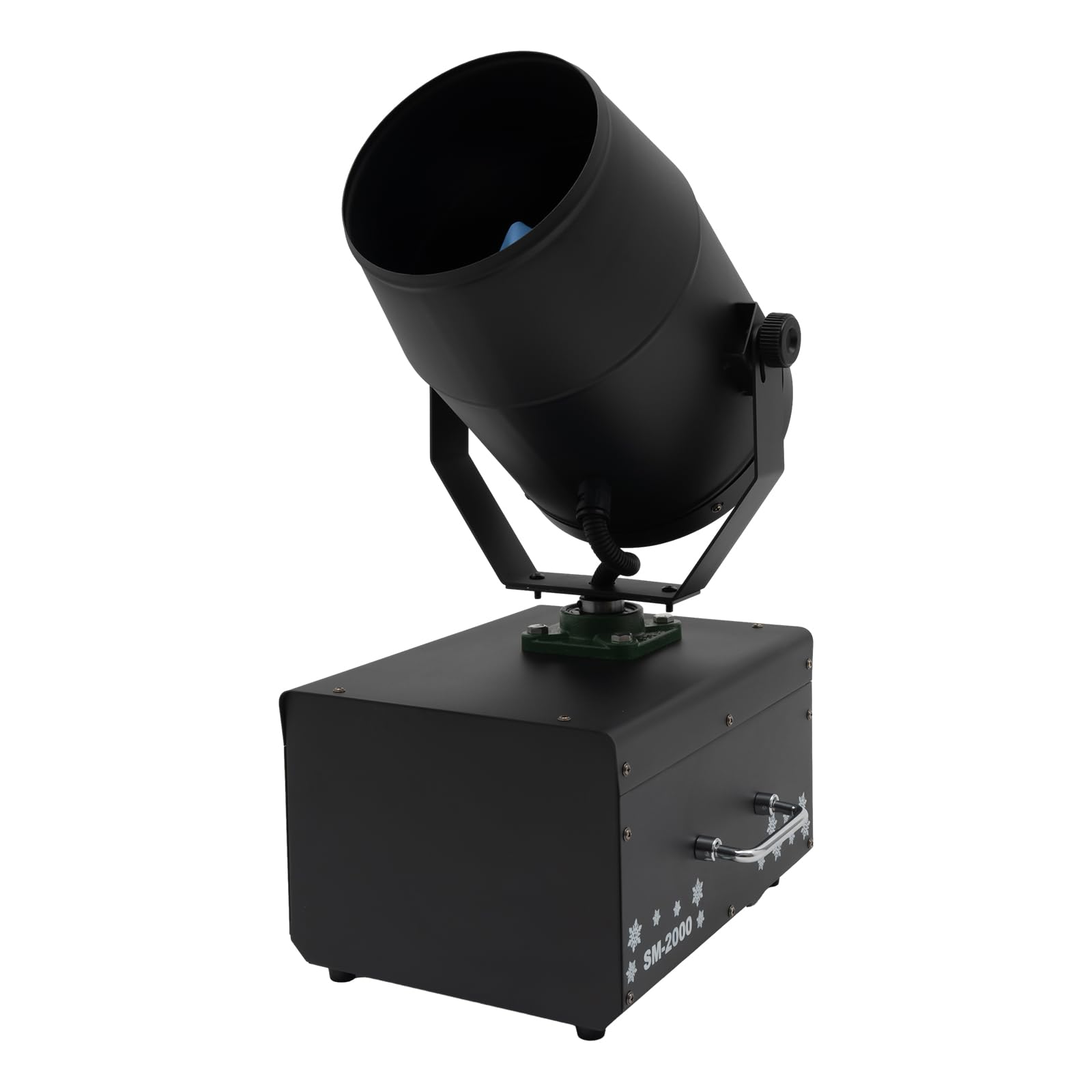 2000W Snow Machine,110V Snowflake Effect Machine,Fake Snowflake Making Machines,Compact Portable Wide Coverage Area Stage Snow Maker Machines Manual + Remote Control,90° Rotation Angle