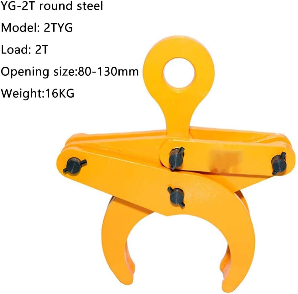 Tenazas para bordillos, tenazas de elevación, Abrazadera de elevación Vertical, Acero Resistente, fácil de Mover, eficaz para la Industria, Separador de tenazas (B1)