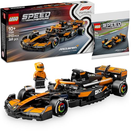 LEGO McLaren F1 (77251) - Speed Champions Formel 1 Auto mit Kleinem Rennwagen, Polybeutel für Kinder ab 10 Jahren
