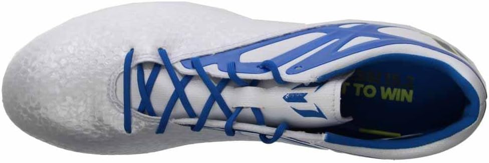 adidas Messi Fg/Ag Zapatillas de Fútbol Blancas/Azul/Negro