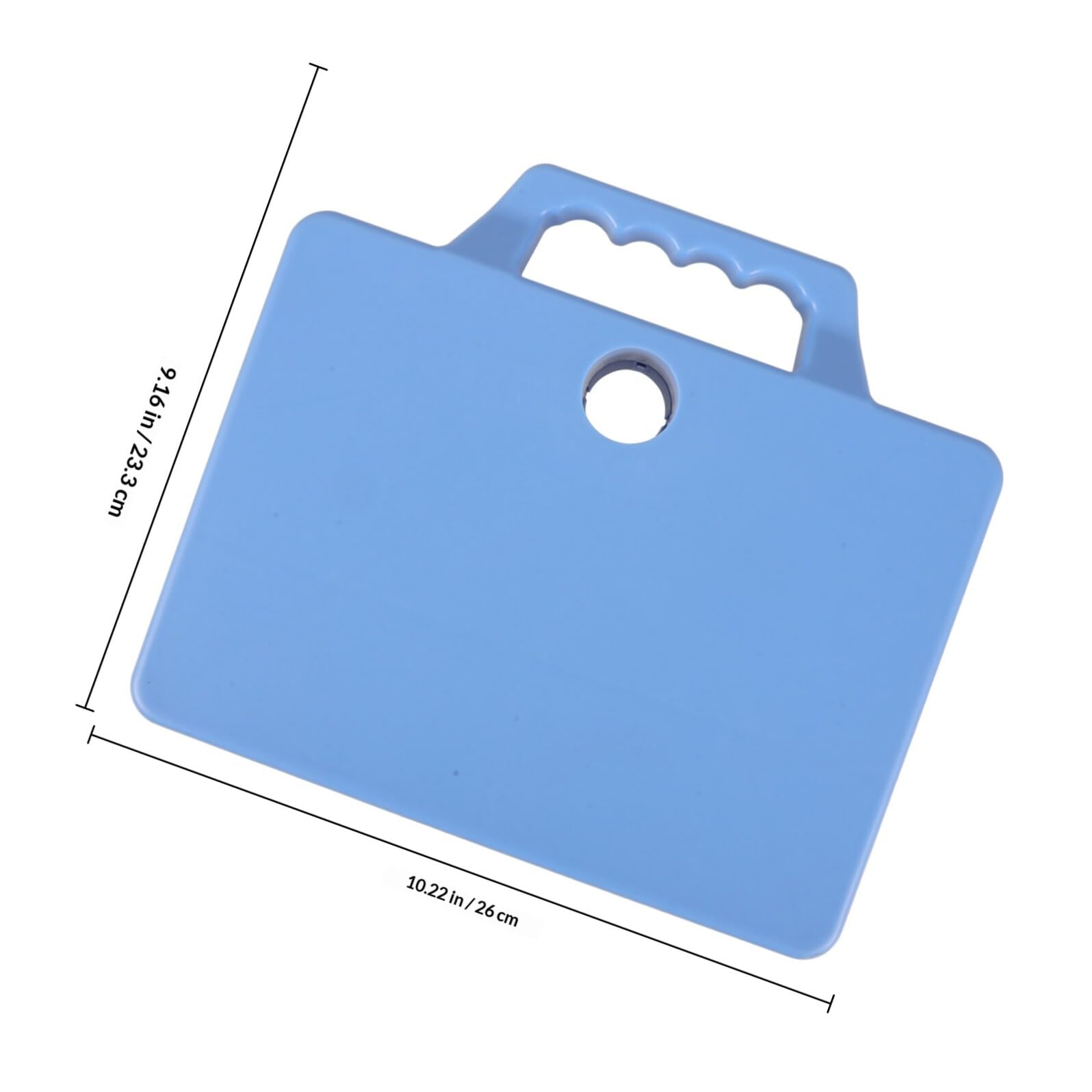 SHINEOFI Plateau de Support à Perfusion en Abs Bleu Poignée Confortable, Compatible Divers Supports de Perfusion, Design Solide et Élégant pour Patients