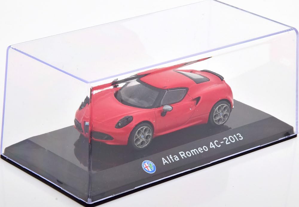 Amazon | イタリアエデイコラ1/43アルファロメオ4C 2013 レッド