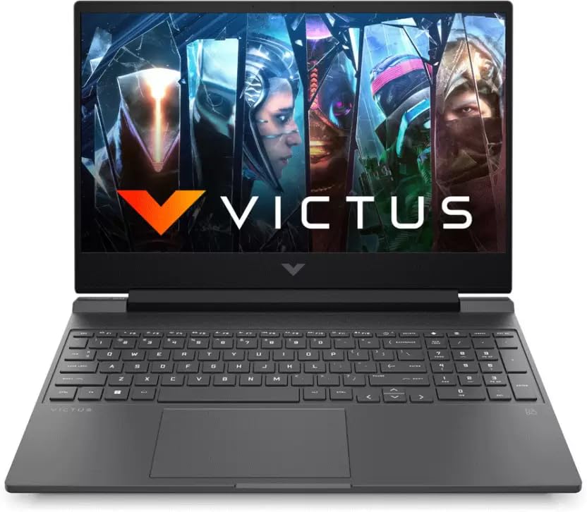 HP Victus Gaming Ryzen 5 Hexa Core 5600H – (8 GB/512 GB SSD/Windows 11 Home/4 GB Graphics/NVIDIA GeForce GTX 1650/144 Hz) 15-fb0131AX Gaming Laptop (15.6 Inch, Mica Silver, 2.37 Kg)