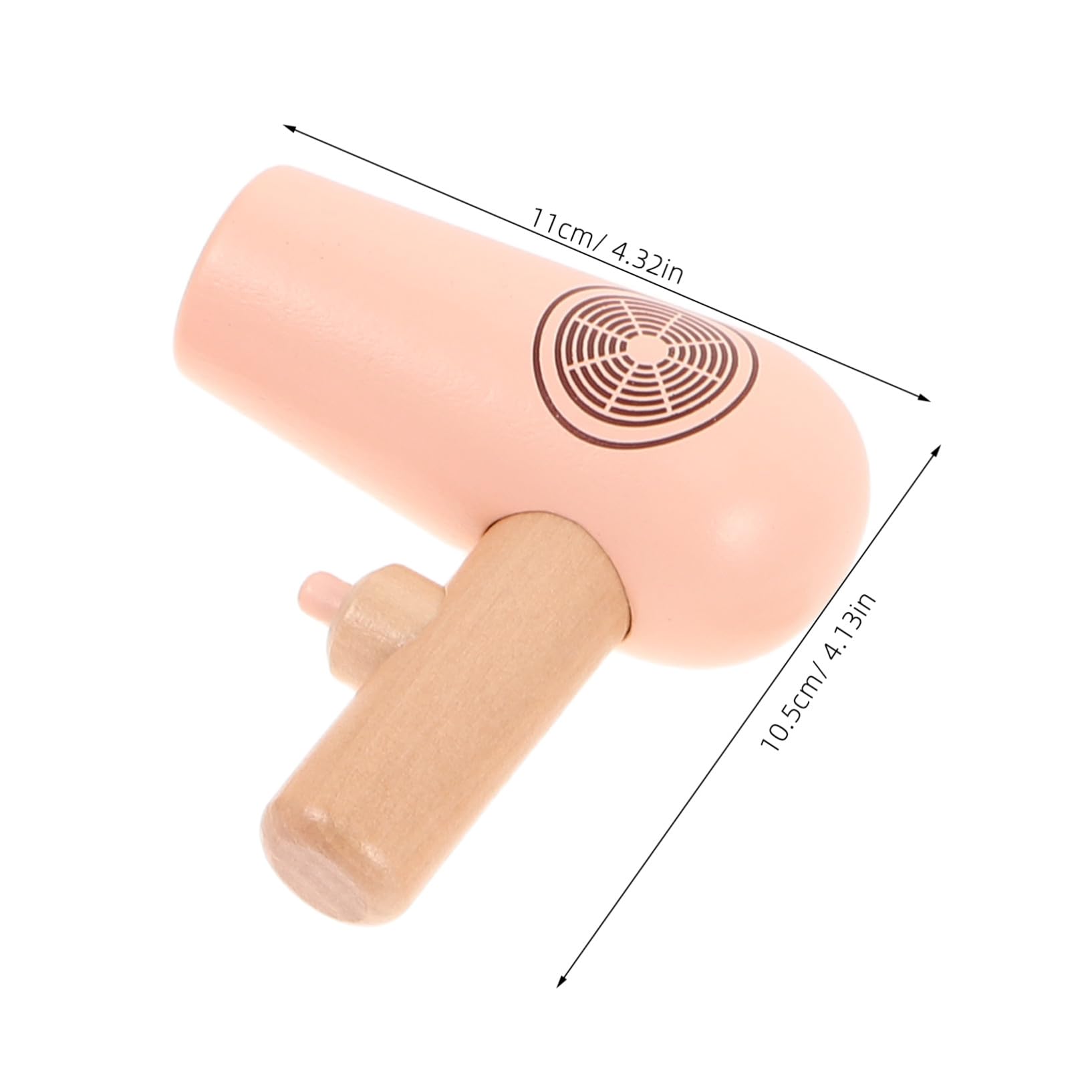ORFOFE Trucco Giocattolo in Legno per Bambine Kit Trucco Finto con Specchio Rossetto Phon e Profumo Giochi Creativi per Bambina e Giochi di Imitazione per Bambine Regalo Compleanno e