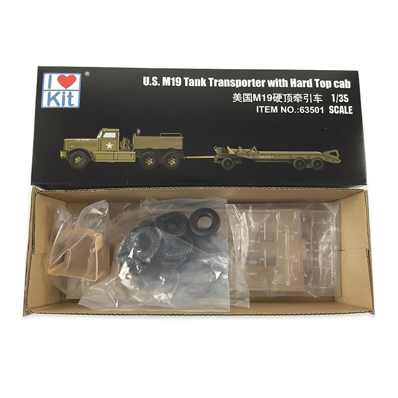 TOUCAN RC HOBBY Trumpeter 63501 - Carro armato in plastica per trattore americano M19, scala 1/35, per bambini dai 15 anni in su