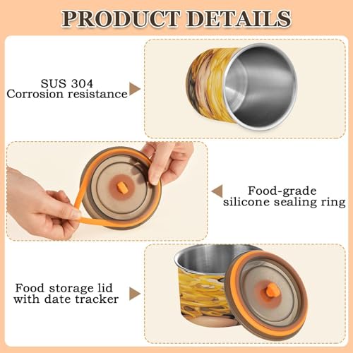 Contenedor de Almacenamiento Hermético para Café Qilmy 17oz miniatura 5
