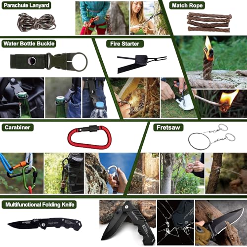 Miniatura 4 de Calendario Adviento Supervivencia Para Hombres - 24 Días Con Herramientas Tarjeta Multiusos, Pesca - Regalo Navidad Original Para Senderismo, Camping Y Emergencias