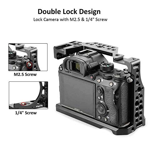Image of A7RIII /A7III /A7M3 /A7R3 Cage for Sony A7R Mark III /ILCE-7RM3
