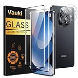 Vauki Verre Trempé pour Xiaomi Redmi Note 15 4G Protection D'écran Film avec Caméra Arrière Protecteur,Dureté 9H Vitre écran,Anti Rayures Sans Bulless HD Transparent Haute Sensibilité,[2+2Pièces]