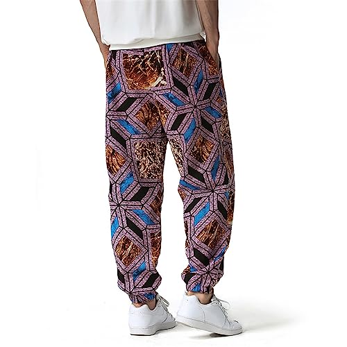 Pantalon de jogging homme ample coton et lin résistant et frais