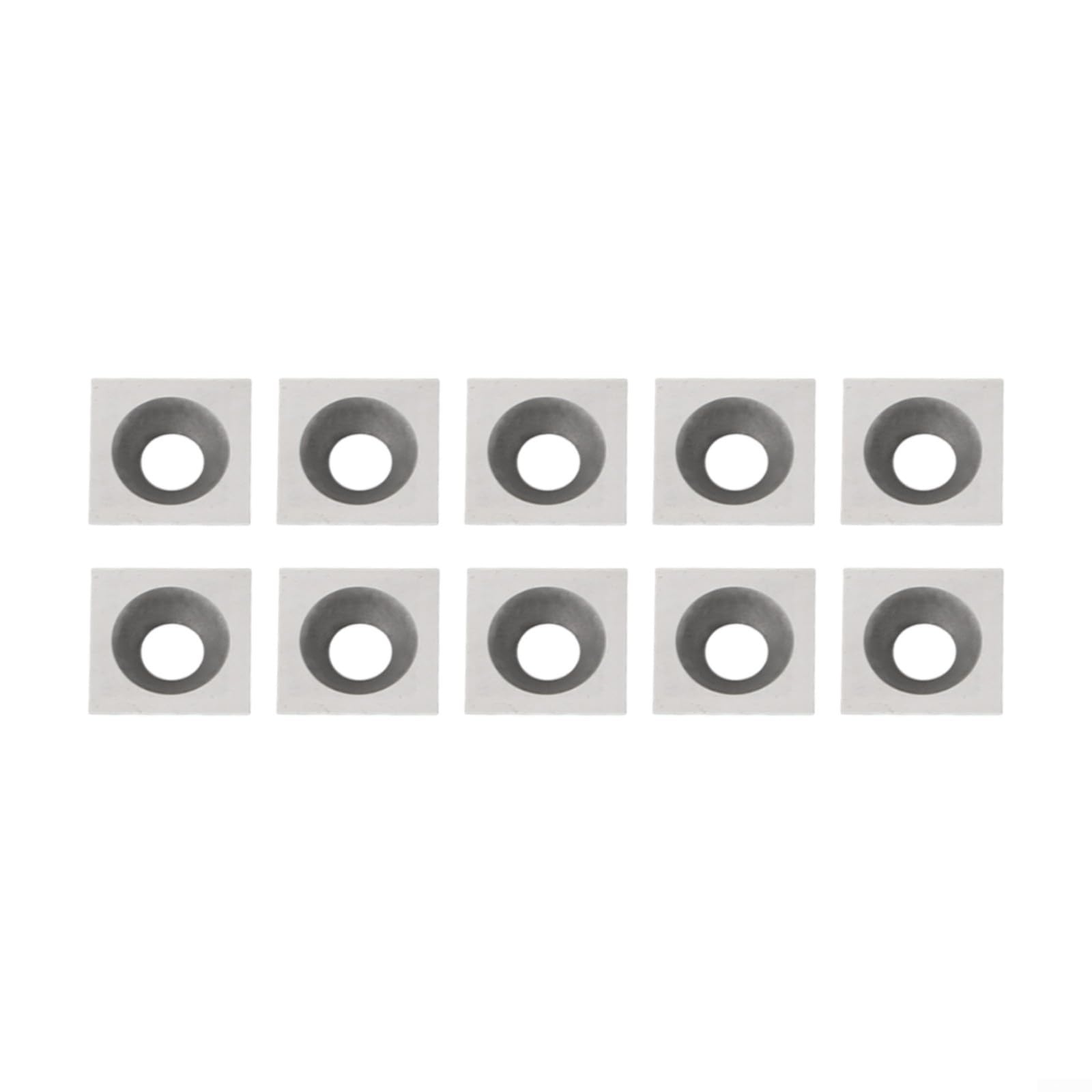 Inserti quadrati in carburo 11 x 11 x 2 mm per utensili per tornitura legno router pialle