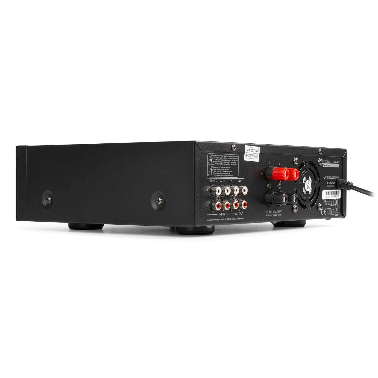 Fenton AV120BT Amplificador estereo Hifi USB BLUETOOTH EQ 2 entradas de micrófono