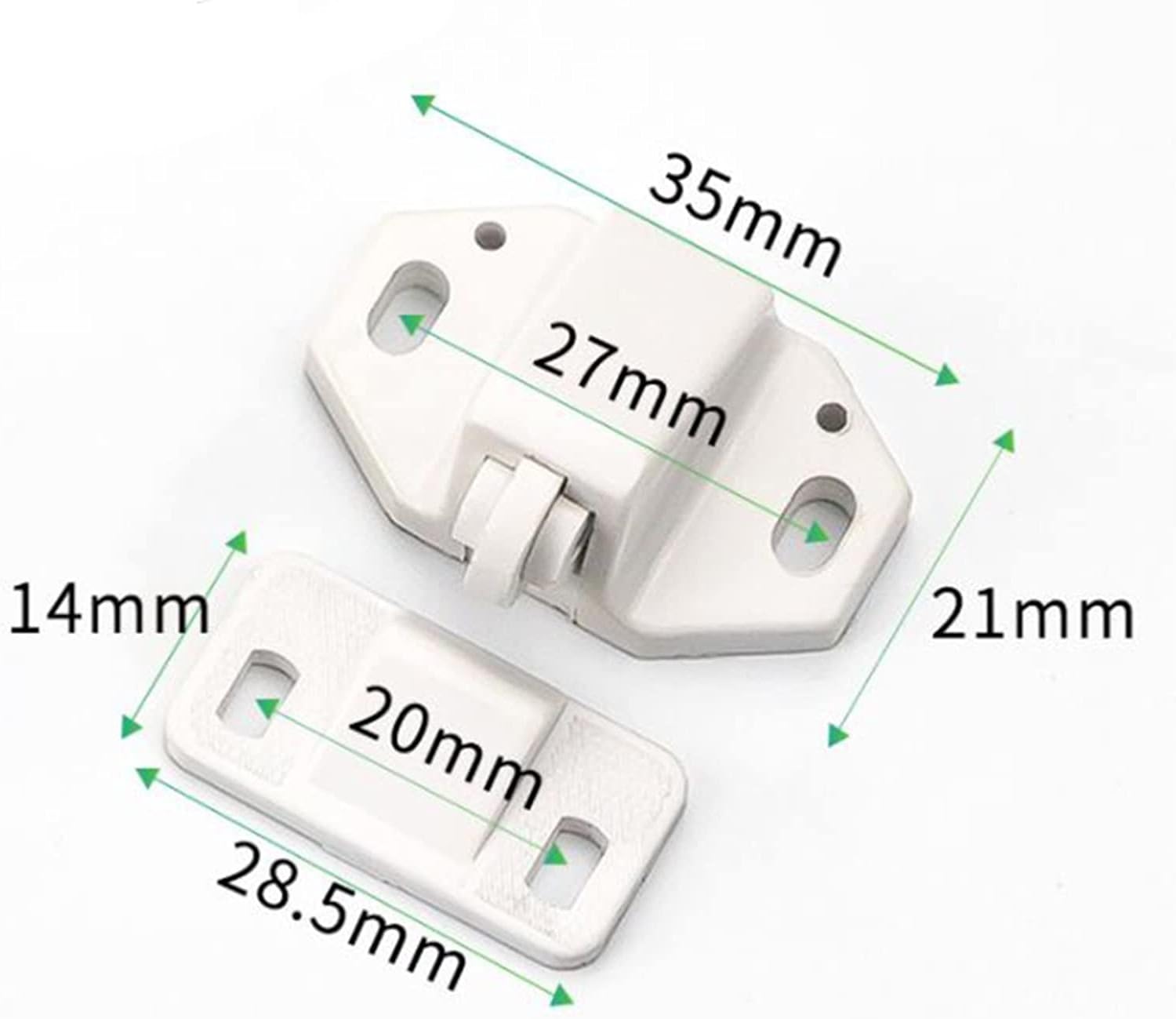 Marine Boat Ball Catch Door Cupboard Spring Roller Latch Plastic Door Clip Buckle for Wooden Door Furniture 1Pcs (Color : B)