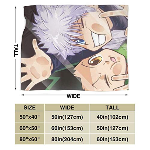 Itachishop Flannel Fleece Blanket With Pompom Fringe, Fuzzy Throw Blanket Bed Blanket For Couch Home Decor, 60X50In #TOP2