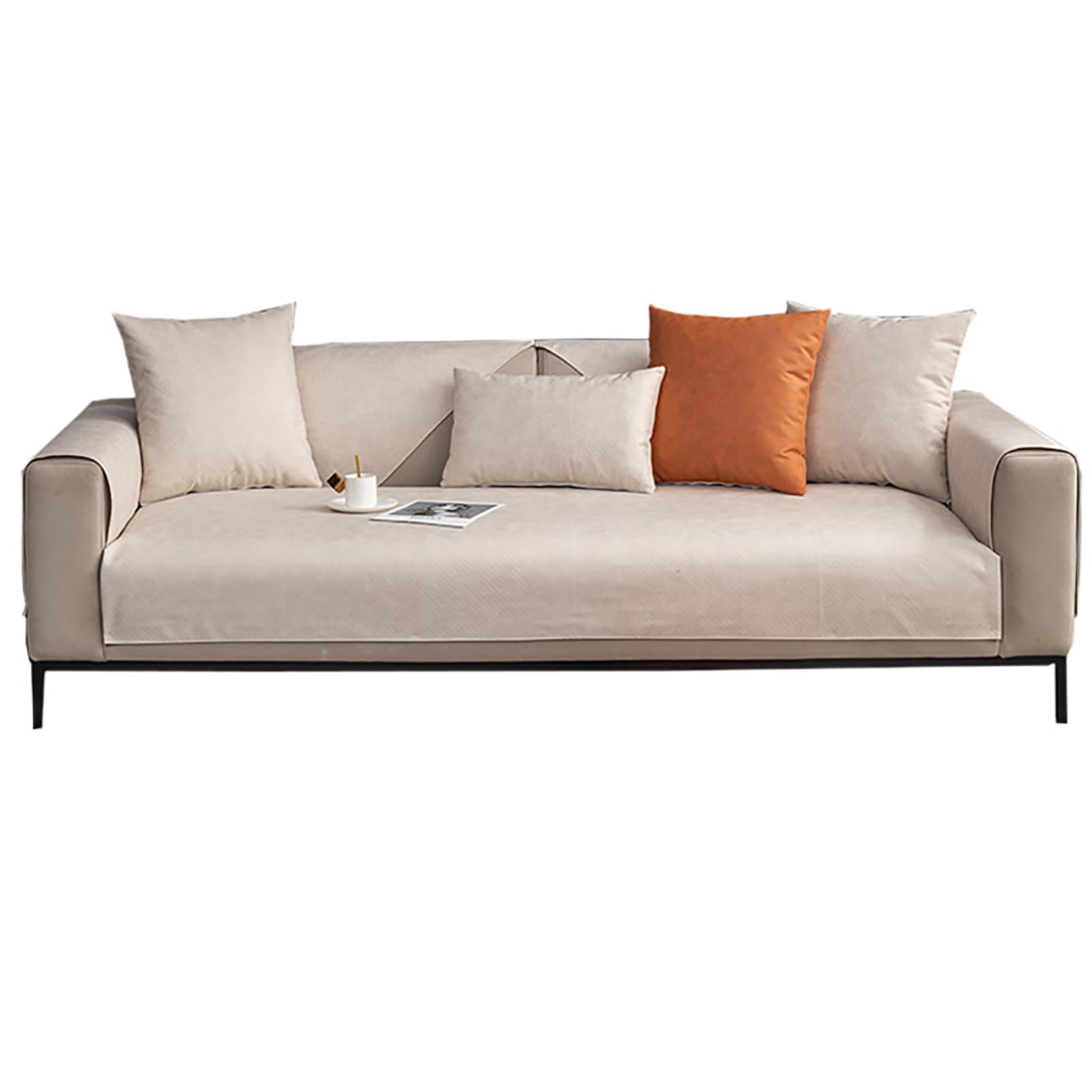 Leder Sofabezug Rutschfest - Sofa Überwurf Für 1-4 Sitzer
