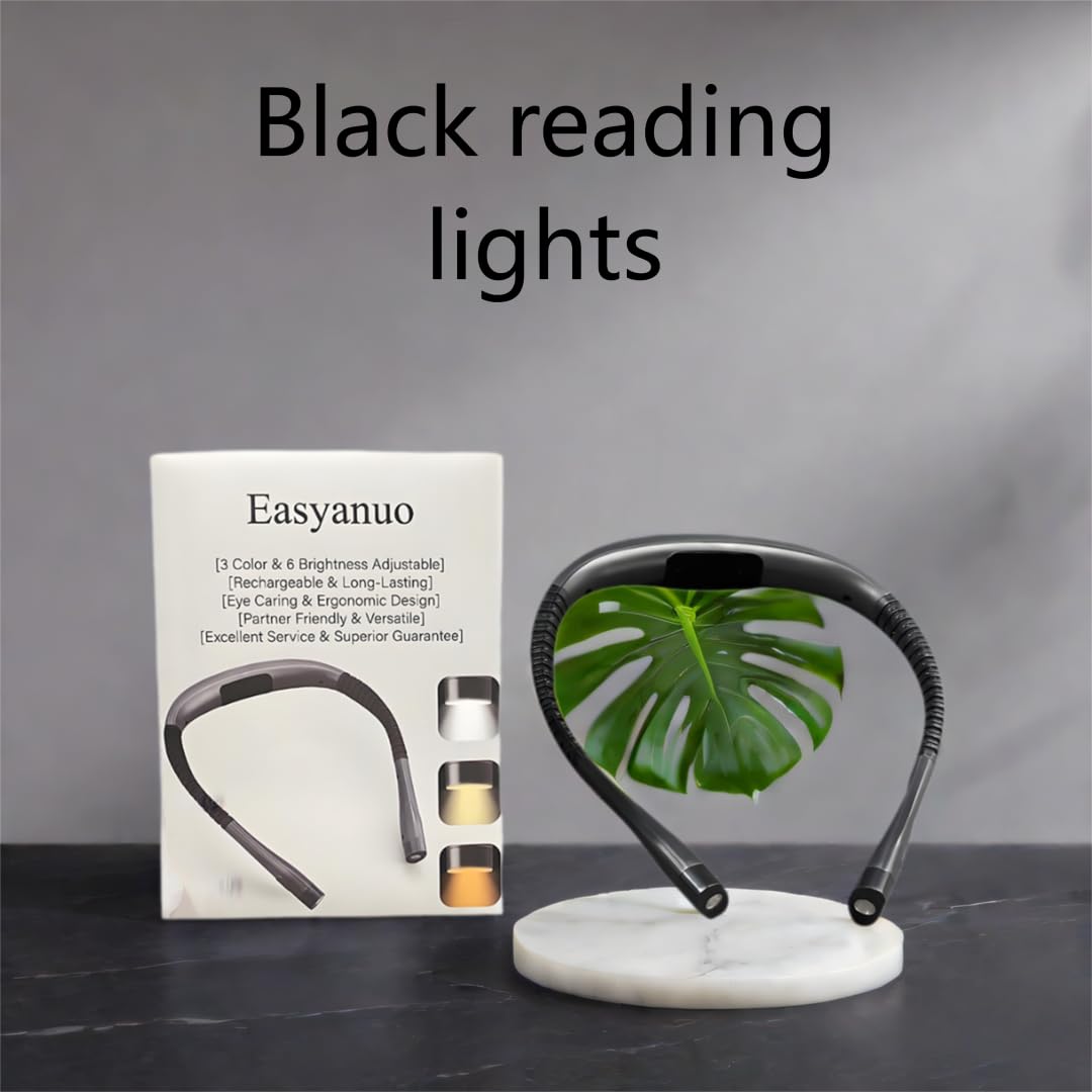 Black reading lights for reading light, 1pc
