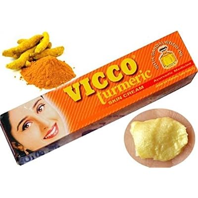 Vicco Turmeric Vanishing Cream 50gm an Ayurvedic Medicine prevents and cures skin infections,inflammation,blemishes skin