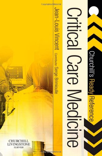 Buy Critical Care Medicine: Churchill's Ready Reference — BookShops.in