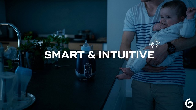 Scaldabiberon Tulipano Babymoov – Riscaldamento Veloce, Spegnimento Automatico E Adattatore Incluso
