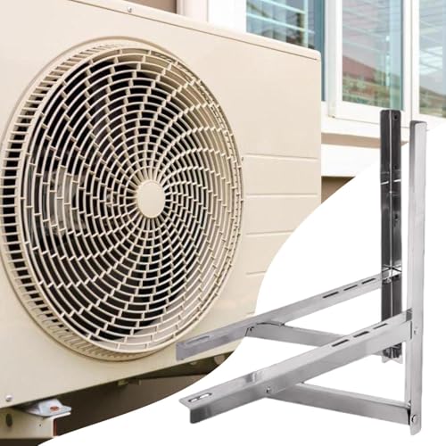 Support de climatiseur mural pliable et antirouille pour maison et garage 41x46x35cm - 5