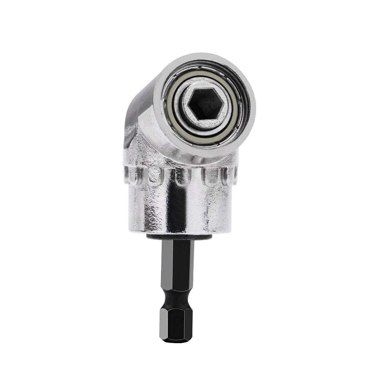 105 Gradi Angolo Retto Driver 1/4 Pollice Esagonale Cacciavite Holder Drill Bit Angolo Driver Power Drill