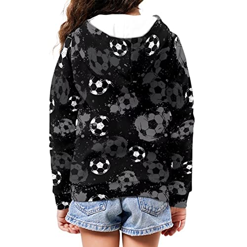 Image of Coloranimal Unisex Girls Boys Long Sleeve Casual Hoodies & Sweatshirts Tops Kids Zip Up Jacket Coat Age 6-16 Year