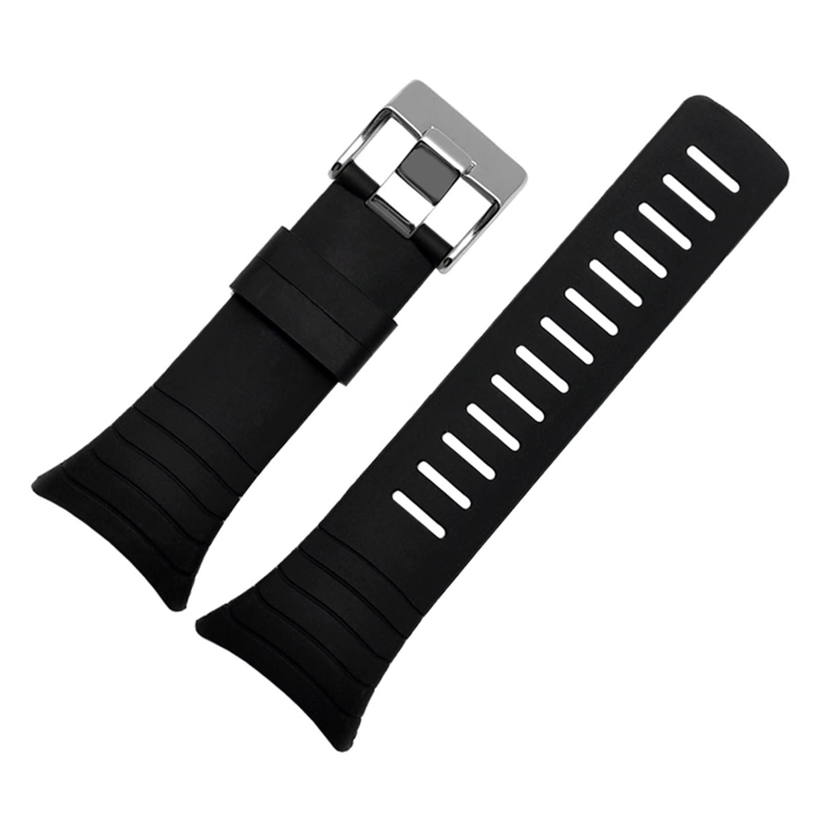 Inteligentny silikonowy pasek do zegarka SUUNTO CORE gumowy pasek na nadgarstek bransoletka 35 mm czarny pasek w zestawie śruby śrubokręt