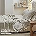 Simple&Opulence 100% Linen Hollow Hemstitch Sheet Set -4 Pieces European Flax Pure Washed Bed Sheets (1 Flat Sheet, 1 Fitted Sheet,2 Pillowcases) -Breathable and Soft (Hemstitch Linen, King)