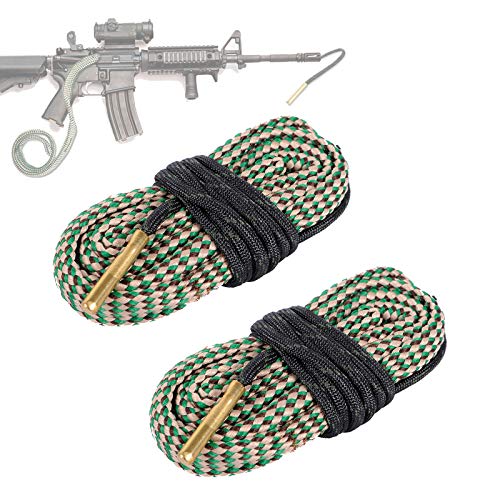 Gun Snake, Rifle Shotgun Gun Bore Cleaning Kit for .30 Cal .308 30-06 .300 .303 & 7.62mm, 2 Pack