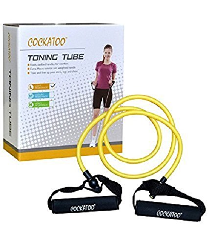 Image of Cockatoo Toning Tube; Exercise Tube; Resistance Tube; Light Tube; Medium Tube;Hard Tube;Double Toning Tube