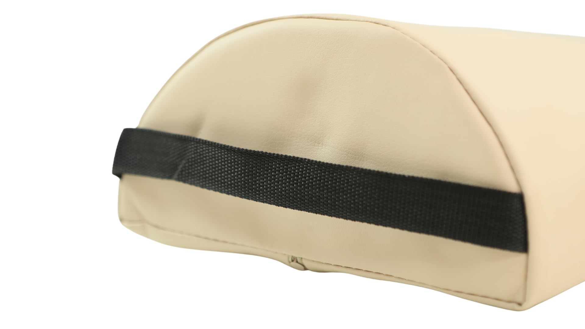 Zen Knierolle Lagerungsrolle 60x23x11cm Halbrolle für Massageliegen & Physiotherapie halbrunde Nackenrolle & Beinrolle - Kniekissen Massage Zubehör für Knie, Beine, Füße & Rücken zur Lagerung (Cremé)