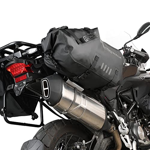 Alforjas para motocicleta Rhinowalk con protectores térmicos 48 L miniatura 5