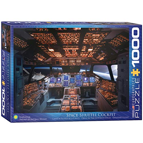 Rompecabezas EuroGraphics de la cabina del transbordador espacial Columbia, 1000 piezas miniatura 1