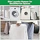 ADERTOS Wäschekorb Faltbar Beige Wäschesack Wäschesammler 60L Körbe Aufbewahrung Wäsche mit Henkel Wasserdichte Wäschebox Stoff Laundry Basket 55x40x25cm Faltbarer Wäschesortierer für Schlafzimmer
